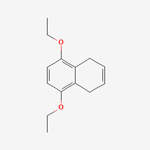 molecular formula C14H18O2 B14398515 5,8-Diethoxy-1,4-dihydronaphthalene CAS No. 89991-09-3