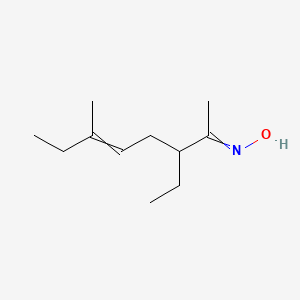 molecular formula C11H21NO B14398525 N-(3-Ethyl-6-methyloct-5-en-2-ylidene)hydroxylamine CAS No. 88031-89-4