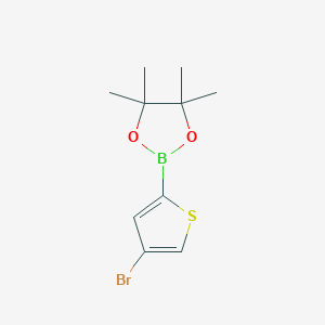 molecular formula C10H14BBrO2S B1439856 2-(4-溴噻吩-2-基)-4,4,5,5-四甲基-1,3,2-二氧杂硼环丁烷 CAS No. 942070-06-6