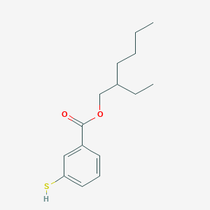 molecular formula C15H22O2S B14398572 2-Ethylhexyl 3-sulfanylbenzoate CAS No. 86705-33-1