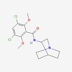 N-(1-Azabicyclo[2.2.2]octan-3-yl)-3,5-dichloro-2,6-dimethoxybenzamide