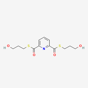 S~2~,S~6~-Bis(3-hydroxypropyl) pyridine-2,6-dicarbothioate