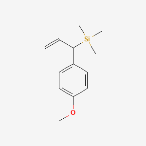 [1-(4-Methoxyphenyl)prop-2-en-1-yl](trimethyl)silane