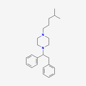 1-(1,2-Diphenylethyl)-4-(4-methylpentyl)piperazine