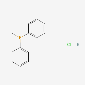 molecular formula C13H14ClP B14398721 Methyl(diphenyl)phosphane;hydrochloride CAS No. 89486-27-1