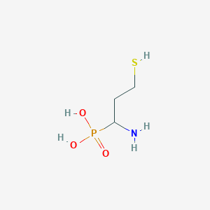 Phosphonic acid, (1-amino-3-mercaptopropyl)-