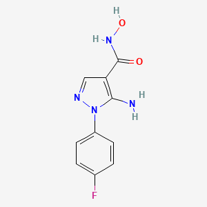 5-Amino-1-(4-fluorophenyl)-N-hydroxy-1H-pyrazole-4-carboxamide