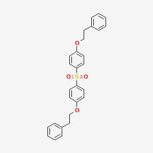 1,1'-{Sulfonylbis[(4,1-phenylene)oxyethane-2,1-diyl]}dibenzene