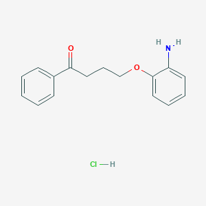 4-(2-Aminophenoxy)-1-phenylbutan-1-one;hydrochloride