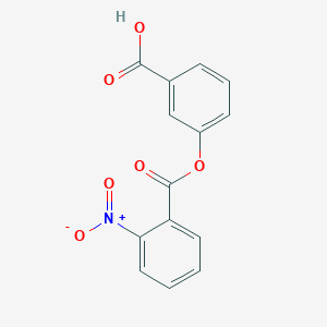 3-[(2-Nitrobenzoyl)oxy]benzoic acid