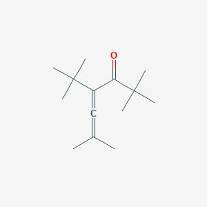 molecular formula C14H24O B14398869 4-tert-Butyl-2,2,6-trimethylhepta-4,5-dien-3-one CAS No. 88036-37-7