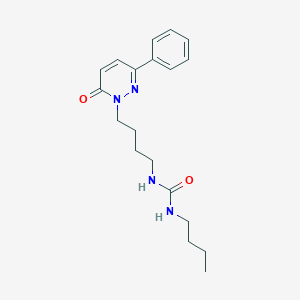 N-Butyl-N'-[4-(6-oxo-3-phenylpyridazin-1(6H)-yl)butyl]urea