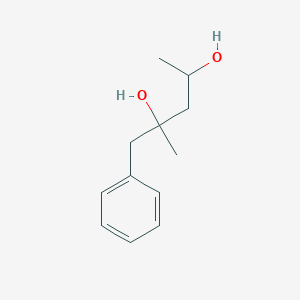 molecular formula C12H18O2 B14398902 2-Methyl-1-phenylpentane-2,4-diol CAS No. 89358-05-4