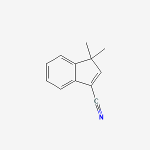 1,1-dimethyl-1H-indene-3-carbonitrile