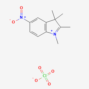 1,2,3,3-Tetramethyl-5-nitro-3H-indol-1-ium perchlorate