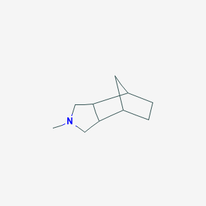 molecular formula C10H17N B14398932 2-Methyloctahydro-1H-4,7-methanoisoindole CAS No. 88391-81-5