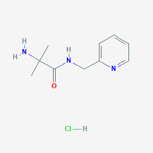 2-Amino-2-methyl-N-(2-pyridinylmethyl)propanamide hydrochloride