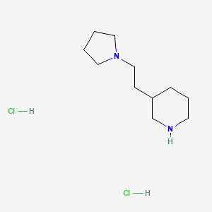 3-[2-(1-Pyrrolidinyl)ethyl]piperidine dihydrochloride