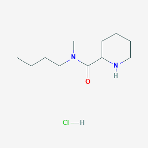 molecular formula C11H23ClN2O B1439901 N-Butyl-N-methyl-2-piperidinecarboxamide hydrochloride CAS No. 1246172-55-3