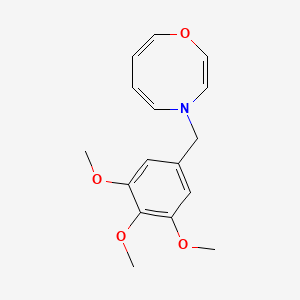 4-[(3,4,5-Trimethoxyphenyl)methyl]-4H-1,4-oxazocine