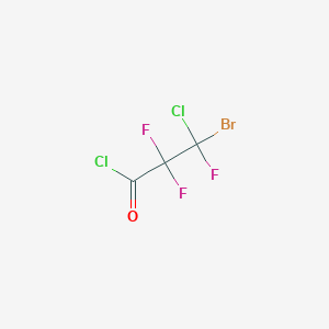 3-Bromo-3-chloro-2,2,3-trifluoropropanoyl chloride