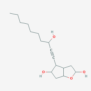 4-(3-Hydroxydec-1-yn-1-yl)hexahydro-2H-cyclopenta[b]furan-2,5-diol