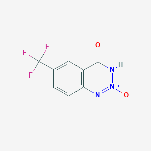 2-Oxo-6-(trifluoromethyl)-1,2lambda~5~,3-benzotriazin-4(1H)-one