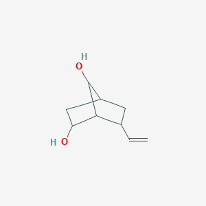 molecular formula C9H14O2 B14399061 6-Ethenylbicyclo[2.2.1]heptane-2,7-diol CAS No. 88404-76-6