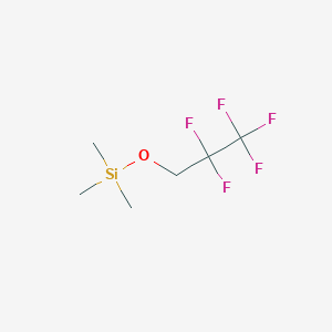 molecular formula C6H11F5OSi B14399088 Trimethyl(2,2,3,3,3-pentafluoropropoxy)silane CAS No. 89660-59-3