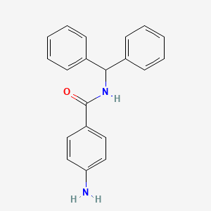 4-Amino-N-(diphenylmethyl)benzamide