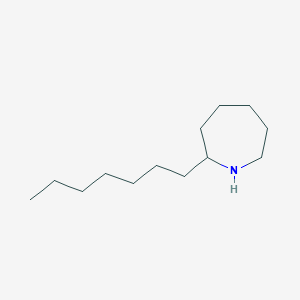 1H-Azepine, 2-heptylhexahydro-