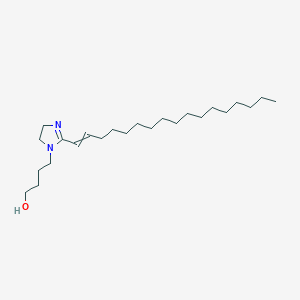 4-[2-(Heptadec-1-en-1-yl)-4,5-dihydro-1H-imidazol-1-yl]butan-1-ol