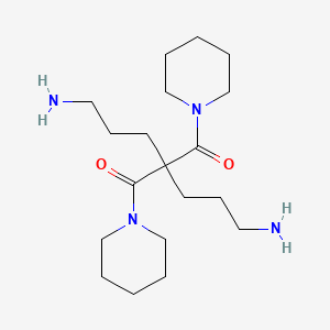 2,2-Bis(3-aminopropyl)-1,3-di(piperidin-1-yl)propane-1,3-dione