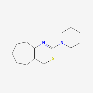 2-(Piperidin-1-yl)-4,5,6,7,8,9-hexahydrocyclohepta[d][1,3]thiazine