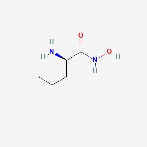 molecular formula C6H14N2O2 B14399205 (2R)-2-amino-N-hydroxy-4-methylpentanamide CAS No. 88244-31-9