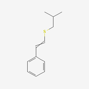 {2-[(2-Methylpropyl)sulfanyl]ethenyl}benzene