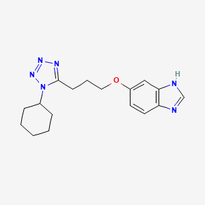 6-[3-(1-Cyclohexyl-1H-tetrazol-5-yl)propoxy]-1H-benzimidazole