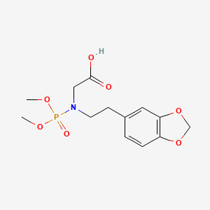 N-[2-(2H-1,3-Benzodioxol-5-yl)ethyl]-N-(dimethoxyphosphoryl)glycine