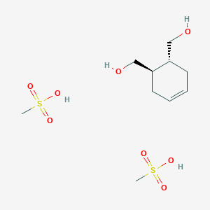 [(1R,6R)-6-(hydroxymethyl)cyclohex-3-en-1-yl]methanol;methanesulfonic acid