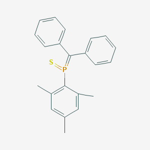 molecular formula C22H21PS B14399275 (Diphenylmethylidene)(2,4,6-trimethylphenyl)-lambda~5~-phosphanethione CAS No. 89982-81-0