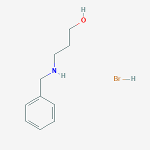 molecular formula C10H16BrNO B14399283 3-(Benzylamino)propan-1-ol;hydrobromide CAS No. 88194-96-1