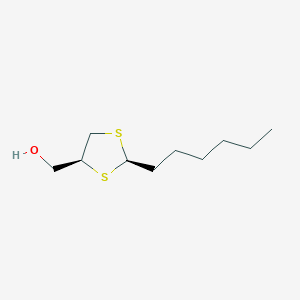 [(2R,4S)-2-Hexyl-1,3-dithiolan-4-yl]methanol