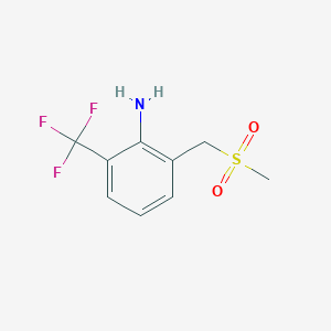 2-[(Methanesulfonyl)methyl]-6-(trifluoromethyl)aniline