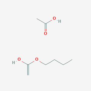 molecular formula C8H16O4 B14399369 Acetic acid;1-butoxyethenol CAS No. 88382-53-0