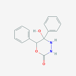 5-Hydroxy-5,6-diphenyl-1,3,4-oxadiazinan-2-one