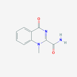 molecular formula C10H9N3O2 B14399375 1-Methyl-4-oxo-1,4-dihydroquinazoline-2-carboxamide CAS No. 88267-80-5