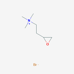 molecular formula C7H16BrNO B14399411 N,N,N-Trimethyl-2-(oxiran-2-yl)ethan-1-aminium bromide CAS No. 89500-02-7