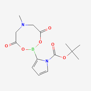 tert-Butyl 2-(6-methyl-4,8-dioxo-1,3,6,2-dioxazaborocan-2-yl)-1H-pyrrole-1-carboxylate