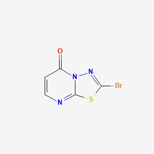 2-bromo-5H-[1,3,4]thiadiazolo[3,2-a]pyrimidin-5-one