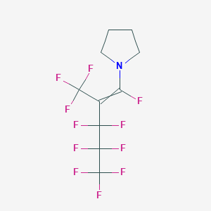 1-[1,3,3,4,4,5,5,5-Octafluoro-2-(trifluoromethyl)pent-1-en-1-yl]pyrrolidine